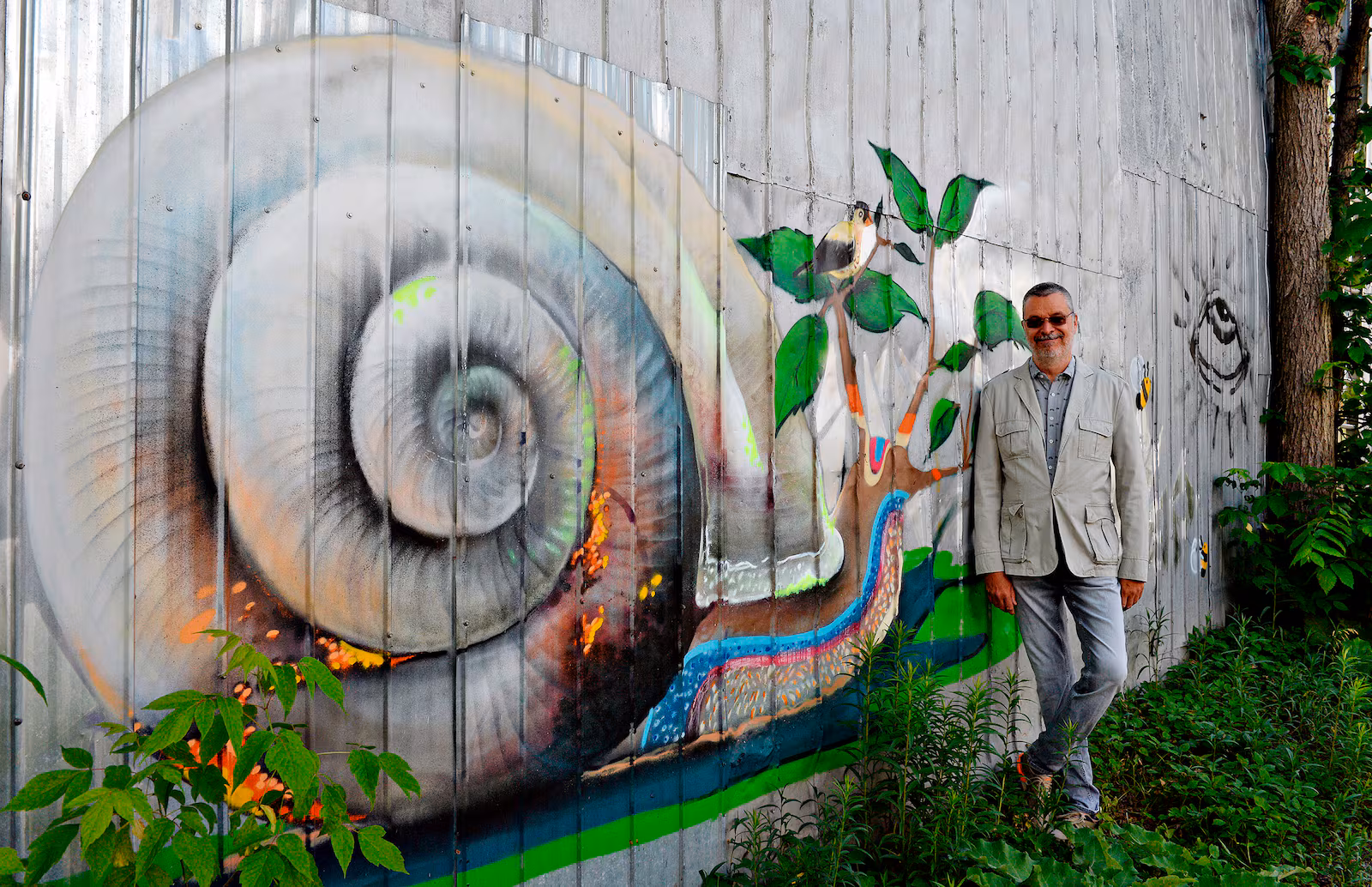À la découverte des murales cachées de Limoilou - Press coverage of Juan Manuel artist